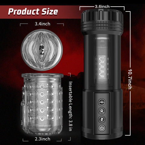 Automatic Sucking Thrusting Detachable Masturbation Cup