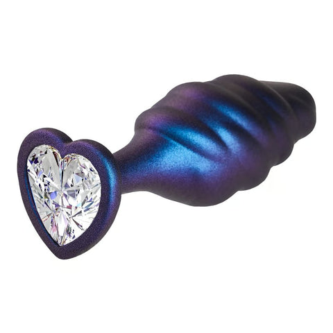 Tornado Pearlescent Blue Adult Threaded Anal Plug