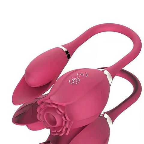 3 IN1 Rose Clitoris Sucking Vibrator